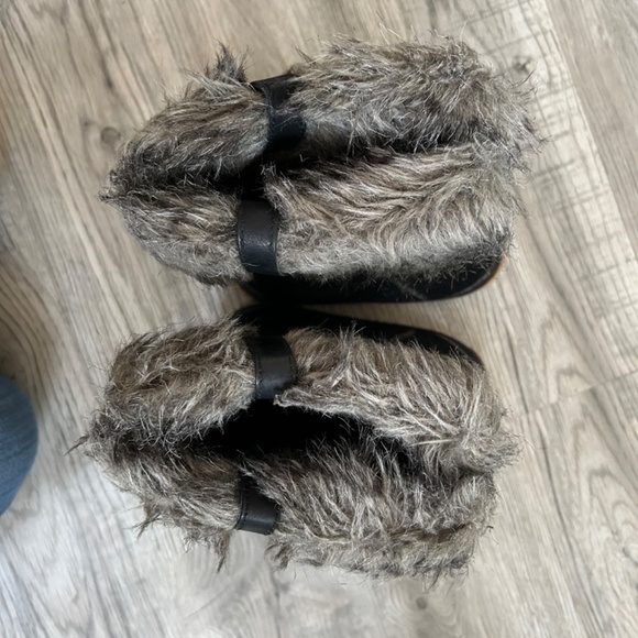 Sorel Cozy Cate Recycled Felt Faux Fur Sz 38.5 - Picture 9 of 11